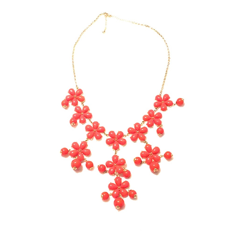 Orange bubble necklace